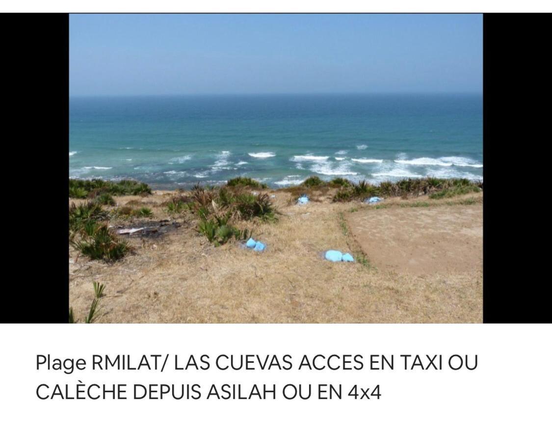 Appartamento TANGER/ASILAH: APPART 50m2 FACE MER ET PISCINES, 5 PLACES, TOUT ÉQUIPÉ+WIFI+CLIM Briech Esterno foto