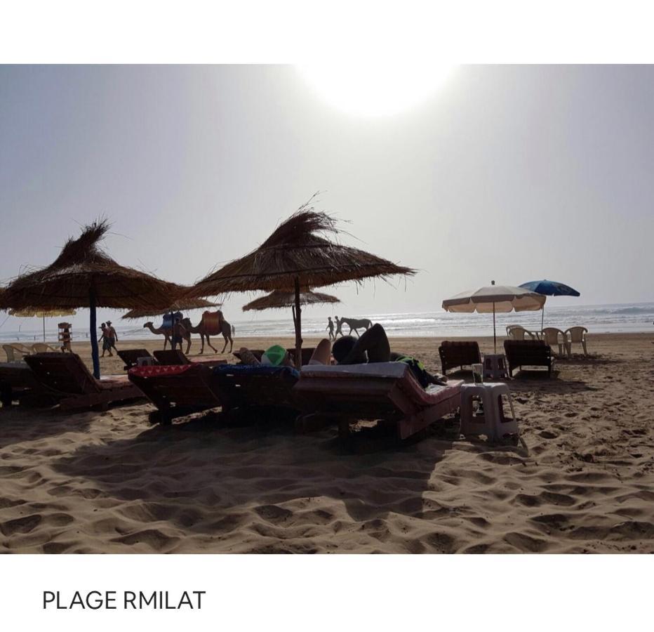 Appartamento TANGER/ASILAH: APPART 50m2 FACE MER ET PISCINES, 5 PLACES, TOUT ÉQUIPÉ+WIFI+CLIM Briech Esterno foto