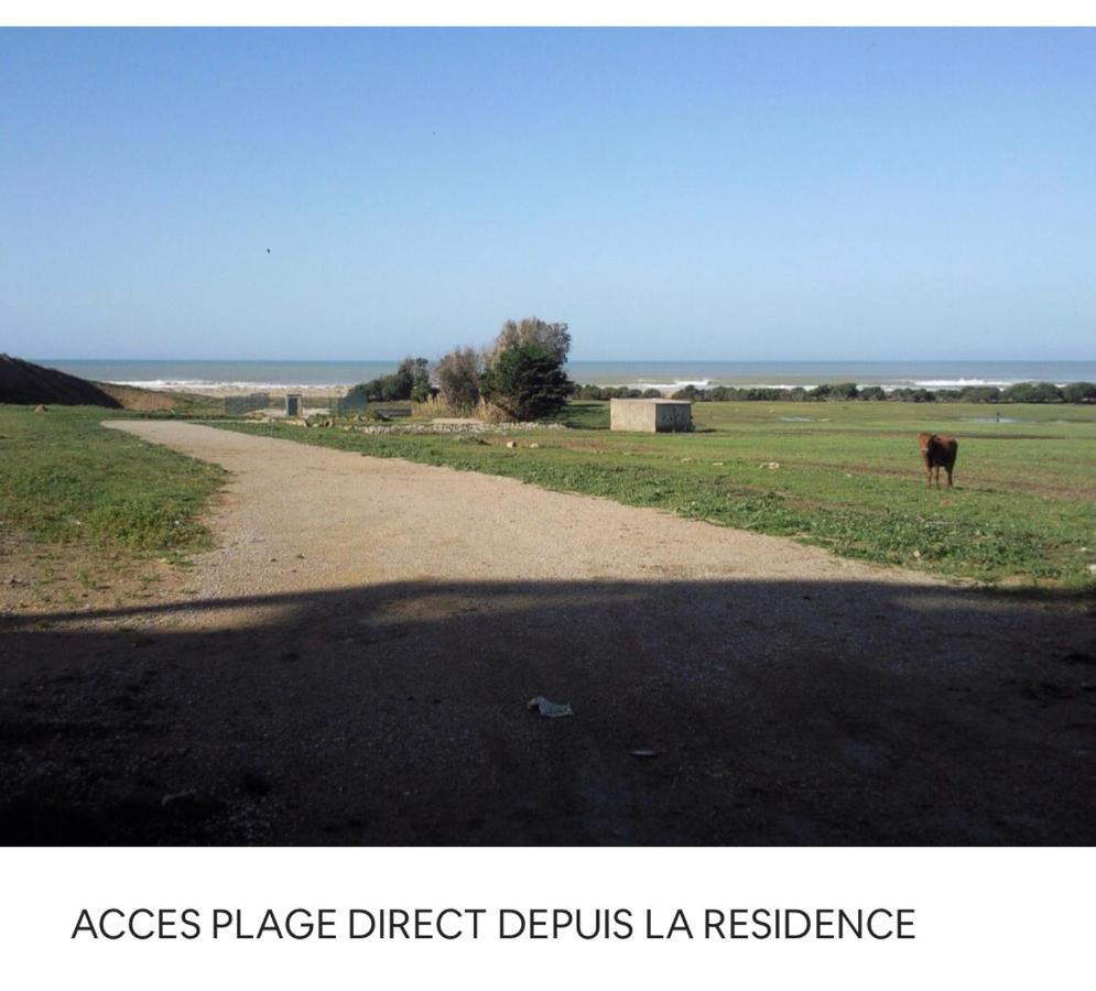 Appartamento TANGER/ASILAH: APPART 50m2 FACE MER ET PISCINES, 5 PLACES, TOUT ÉQUIPÉ+WIFI+CLIM Briech Esterno foto