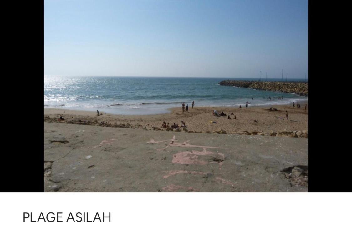 Appartamento TANGER/ASILAH: APPART 50m2 FACE MER ET PISCINES, 5 PLACES, TOUT ÉQUIPÉ+WIFI+CLIM Briech Esterno foto