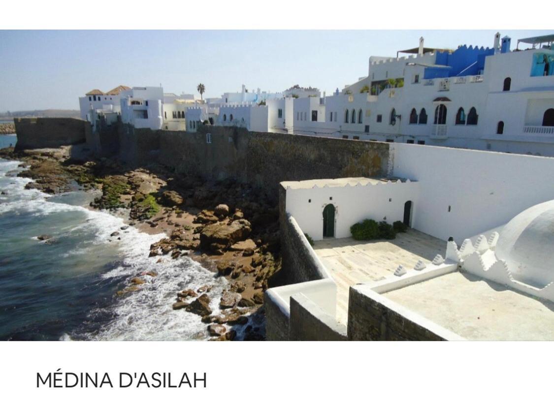 Appartamento TANGER/ASILAH: APPART 50m2 FACE MER ET PISCINES, 5 PLACES, TOUT ÉQUIPÉ+WIFI+CLIM Briech Esterno foto