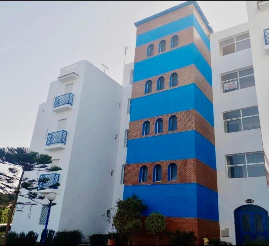 Appartamento TANGER/ASILAH: APPART 50m2 FACE MER ET PISCINES, 5 PLACES, TOUT ÉQUIPÉ+WIFI+CLIM Briech Esterno foto